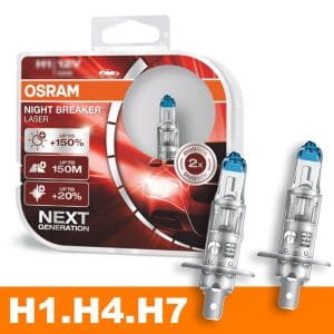 OSRAM 耐激光 H1/H4/H7 加亮150%汽車燈泡 公司貨