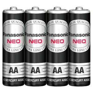 Panasonic 國際牌 黑錳碳鋅乾電池(3號4入)