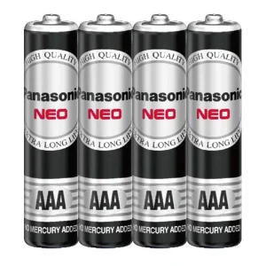 Panasonic 國際牌 黑錳碳鋅乾電池(4號4入)
