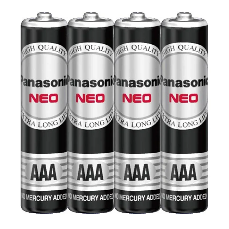 Panasonic 國際牌 黑錳碳鋅乾電池(4號4入)