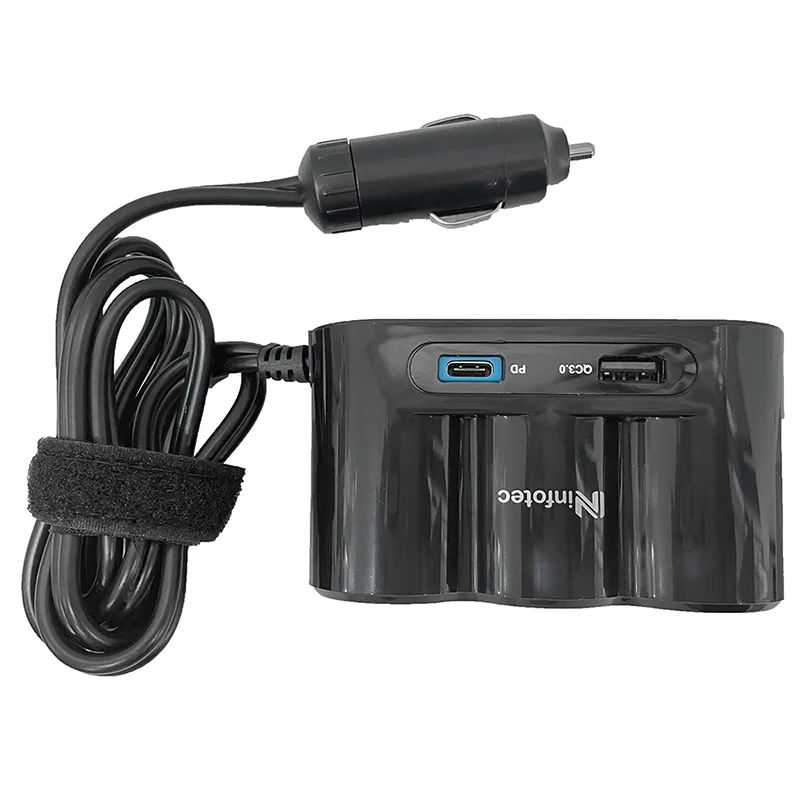 infotec CC-QD32 PD+QC3.0 疾速帶線快速充電擴充器 INF-CC-QD32