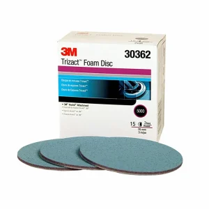 3M P5000 Trizact Hookit 混合式泡綿砂紙/3吋 #30362(15入/1盒)