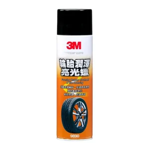3M 輪胎潤澤亮光蠟/400g #9890