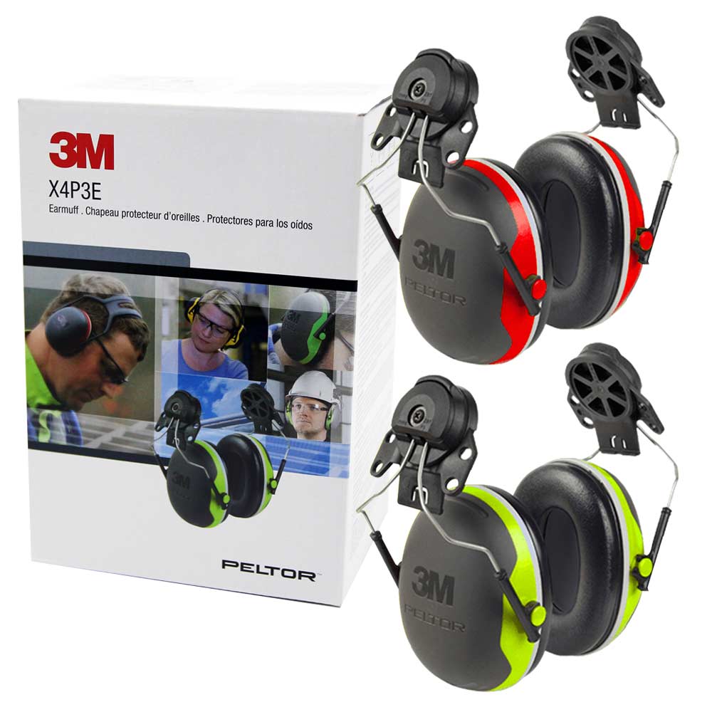 3M 工程安全帽插式耳罩 X4P3E/X3P3E