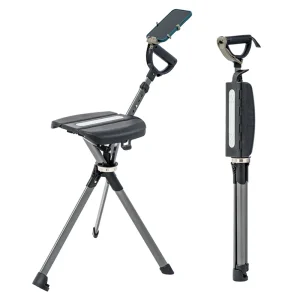 Ta-Da 泰達椅 隨身椅Series2 PRO (枴杖椅/手杖椅/戶外摺疊椅) 星光黑
