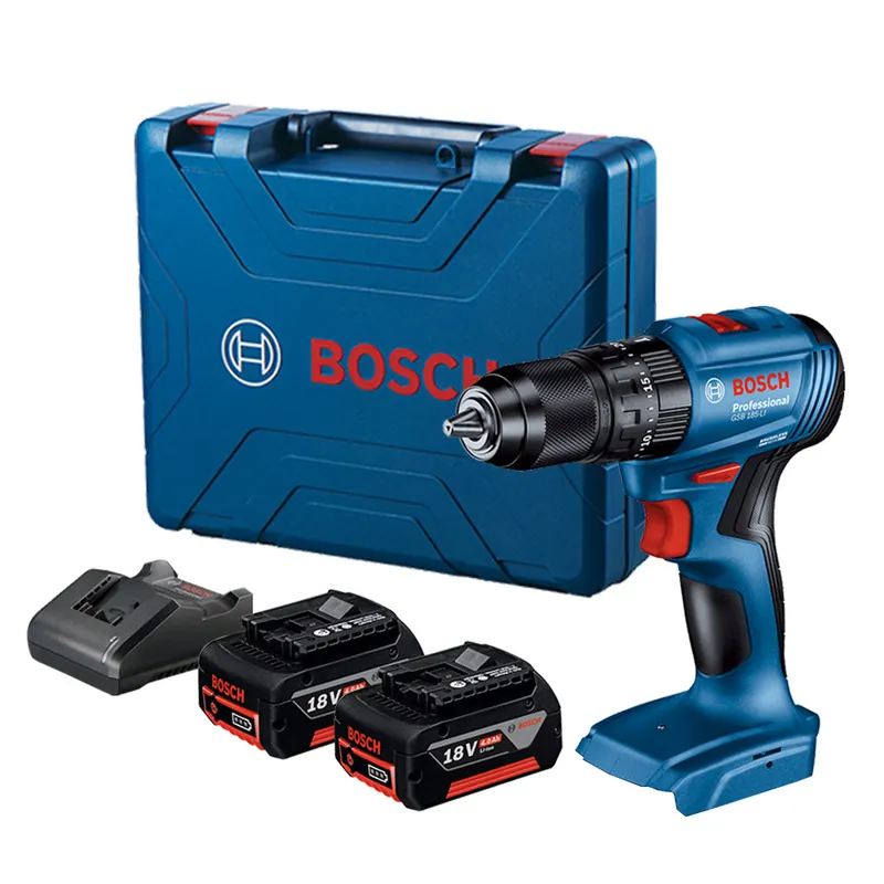 BOSCH博世 18V鋰電免碳刷震動電鑽/起子機 GSB185-LI (2.0Ah電池*2)