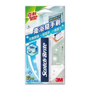 3M 百利衛浴隨手刷-1柄2刷頭