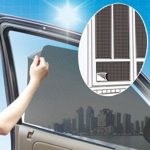 CARBUFF 汽車DIY玻璃靜電貼 (銀/黑60X150cm)  MH-4037