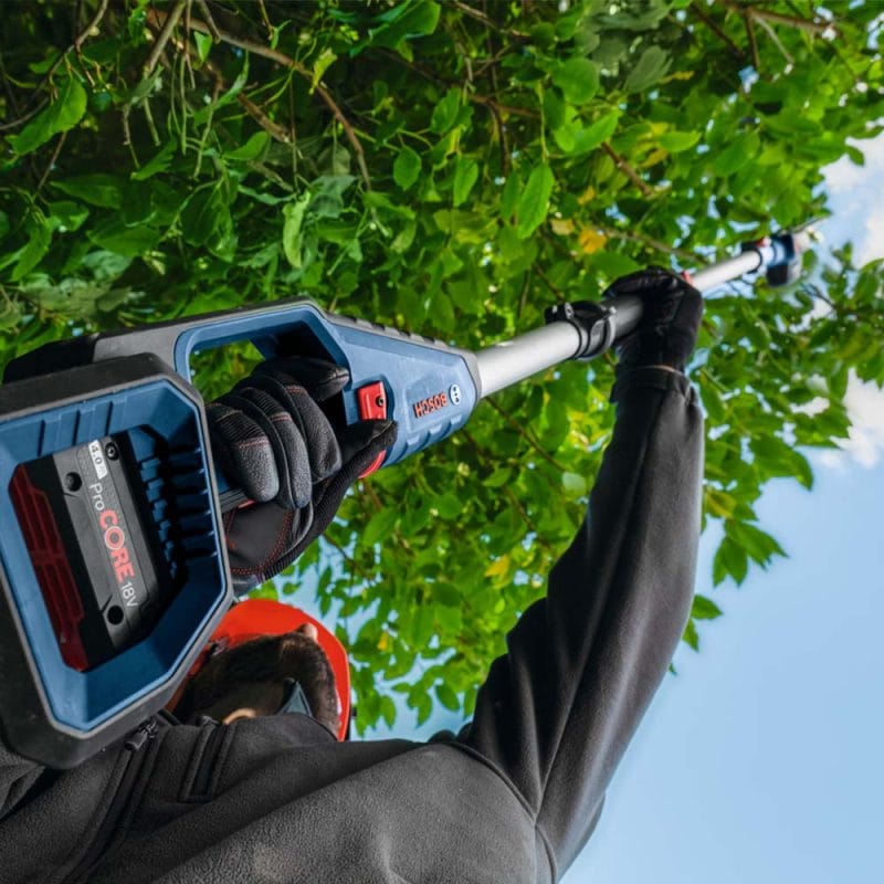 BOSCH博世 18V無刷鋰電高枝籬笆剪/樹籬剪(4.0Ah電池+8A快充組) GHE 18V-50 TP 再送3M安全護目鏡