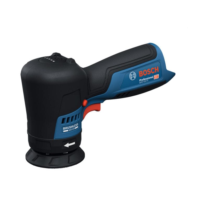 BOSCH博世 12V鋰電免碳刷抛光機3.0Ah套組(3吋RO機/GPO 12V-77) 再送台灣製打蠟海綿