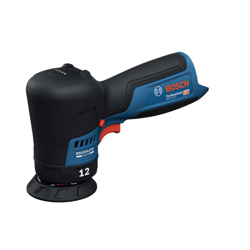 BOSCH博世 12V鋰電免碳刷打蠟機3.0Ah套組(3吋DA機/GPX 12V-77) 再送台灣製打蠟海綿