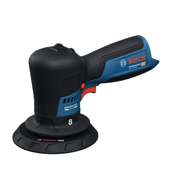 BOSCH博世 12V鋰電免碳刷抛光機/打蠟機(5吋/DA機/空機) GPX 12V-125
