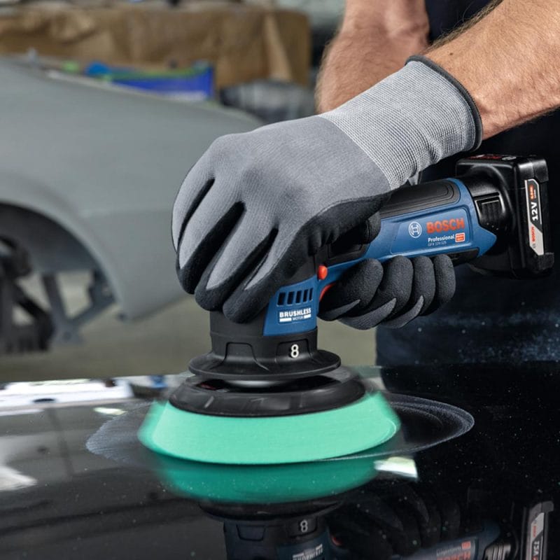 BOSCH博世 12V鋰電免碳刷抛光機/打蠟機(5吋/DA機/空機) GPX 12V-125