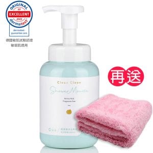 【淨淨】胺基酸沐浴慕斯 600ml 三款可選（純淨無香／日光棉花／療癒花語）《贈超細纖維毛巾》