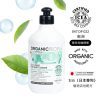 【3M x 有機生活】嬰兒專用碗盤清潔組-洗碗精/蔬果清潔劑（綠茶/蜜桃／500ml）+ 木漿棉菜瓜布《送廚房擦拭布3入》