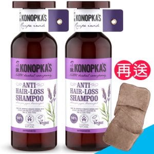 【珂諾譜】［強健髮根］洗髮精（500ml／2入）Dr. Konopka's《贈手套式速乾巾》