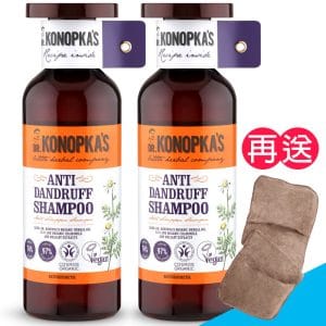 【珂諾譜】［清爽抗屑］洗髮精（500ml／2入）Dr. Konopka's《贈手套式速乾巾》