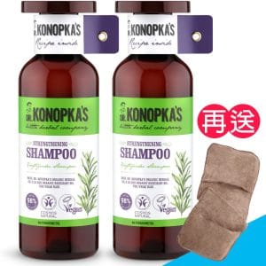 【珂諾譜】［光澤Q彈］洗髮精（500ml／2入）Dr. Konopka's《贈手套式速乾巾》