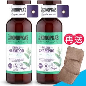 【珂諾譜】［豐盈潤澤］洗髮精（500ml／2入）Dr. Konopka's《贈手套式速乾巾》