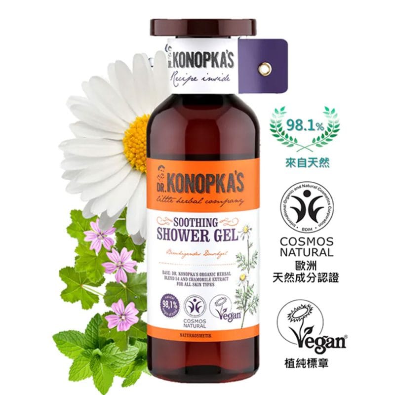 【珂諾譜】［舒緩保濕］沐浴精 500ml - Dr. Konopka's