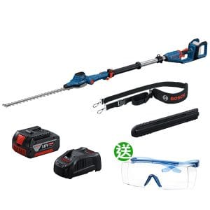 BOSCH博世 18V無刷鋰電高枝籬笆剪/樹籬剪(4.0Ah電池+8A快充組) GHE 18V-50 TP 再送3M安全護目鏡