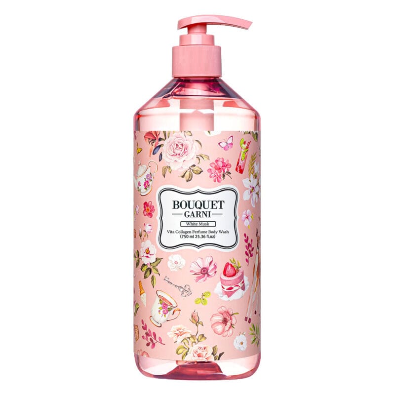 D04-212 【璞珈妮】維他膠原Q嫩潔膚露(白麝香/750ml) Bouquet Garni