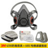 MA-D001_S00038-a 3M 6200防毒面具X有機濾罐套組(6001有機氣體濾毒罐+5N11過濾棉+濾蓋)