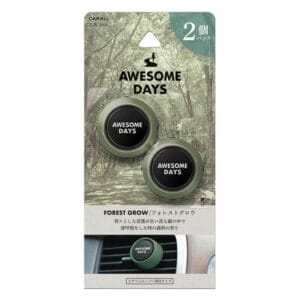 810415-1 日本CARALL AWESOME DAYS車用冷氣孔芳香劑/森林浴(2入)