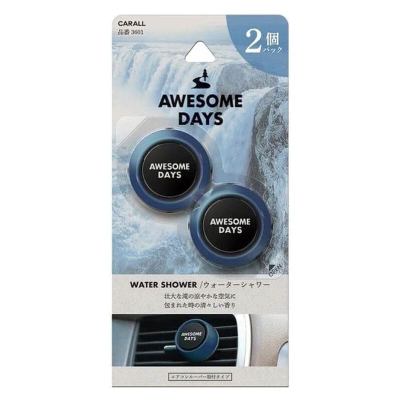 810415-2 日本CARALL AWESOME DAYS車用冷氣孔芳香劑/浴香(2入)